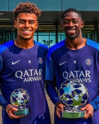 记者：登贝莱因伤休战6周，他和杜埃都无缘欧冠对阵亚特兰大